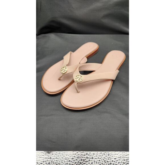 Tory Burch Shoes - New Tory Burch Benton pink leather thong sandal Size  9